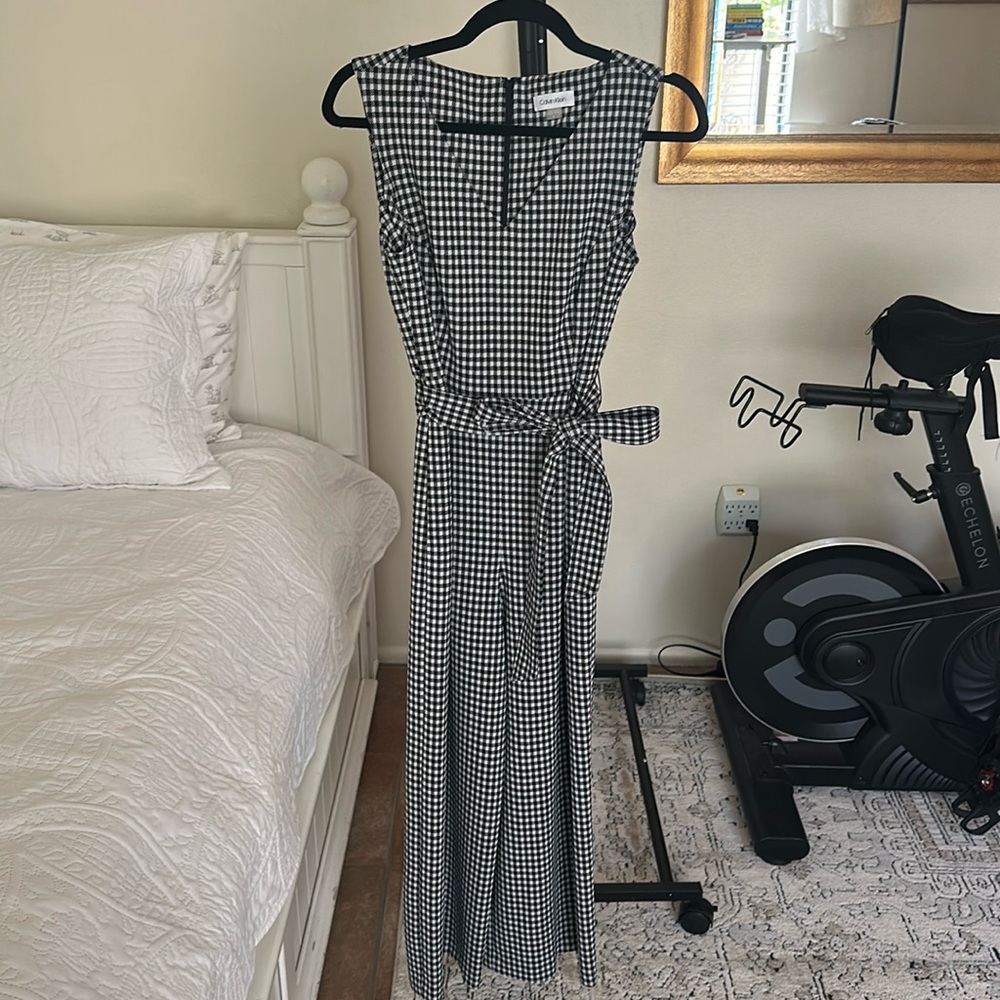 Calvin Klein Pantsuit Gingham